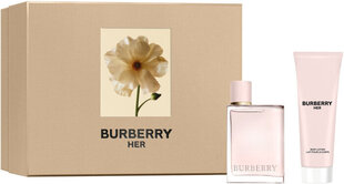Набор Burberry Her для женщин: парфюмированная вода EDP, 50 мл + лосьон для тела, 75 мл цена и информация | Женские духи | 220.lv