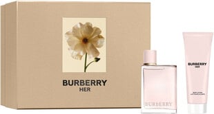 Набор Burberry Her для женщин: парфюмированная вода EDP, 50 мл + лосьон для тела, 75 мл цена и информация | Женские духи | 220.lv