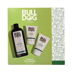 Набор косметики Bulldog Grooming для мужчин: гель для душа, 500 мл + крем для лица, 100 мл + умывалка для лица, 150 мл цена и информация | Масла, гели для душа | 220.lv