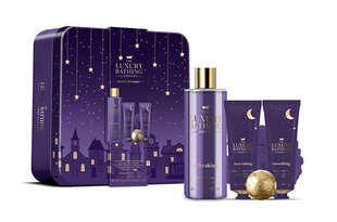 Косметический набор The Luxury Bathing Company Sweet Dreams Lavender: гель для душа, 250 мл + крем для рук и ногтей, 50 мл + крем для тела, 50 мл + шарик для ванны, 50 г + мочалка для тела цена и информация | Кремы, лосьоны для тела | 220.lv