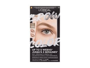 Uzacu krāsa L'Oréal Paris Brow Color Semi-permanent, 7.0 Dark Blond Skatīt instrukciju iepakojumā. cena un informācija | Acu ēnas, skropstu tušas, zīmuļi, serumi | 220.lv