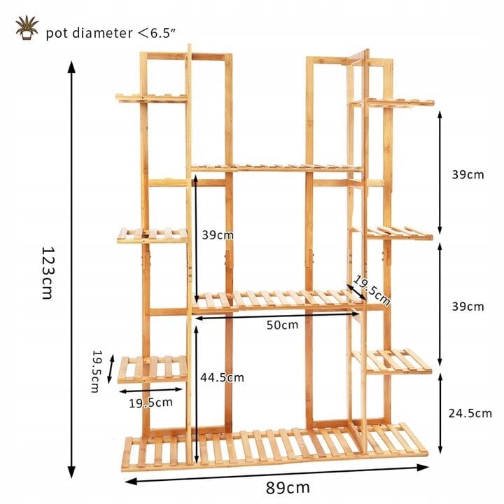 Fluxar Home POL043 statīvs ziediem 123 cm цена и информация | Ziedu statīvi, puķu podu turētāji | 220.lv