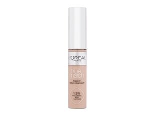 Maskējoša grima bāze L'Oréal Paris True Match Radiant Serum Concealer, 1.5N, 11 ml cena un informācija | Grima bāzes, tonālie krēmi, pūderi | 220.lv