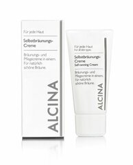 Самозагар крем Alcina Self-Tanning Cream, 50 мл цена и информация | Кремы для автозагара | 220.lv