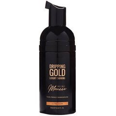 Paštonējošas putas Dripping Gold Mini Mousse Ultra Dark, 90 ml cena un informācija | Paštonējošie līdzekļi | 220.lv