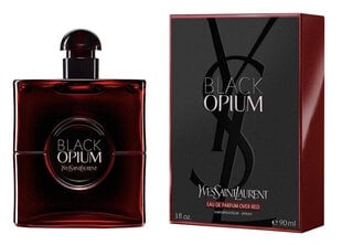 Парфюмированная вода Yves Saint Laurent Black Opium Over Red EDP для женщин, 90 мл цена и информация | Женские духи | 220.lv