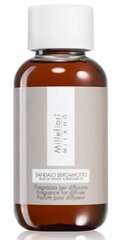 Mājas parfimērijas uzpilde Millefiori Milano Reed Sandalo Bergamotto, 100 ml cena un informācija | Mājas aromāti | 220.lv