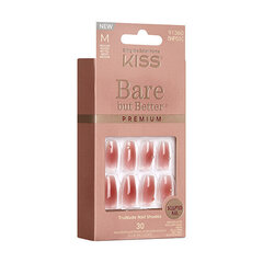 Искусственные ногти Kiss Premium Bare But Better, Better Shine, 30 шт. цена и информация | Средства для маникюра и педикюра | 220.lv