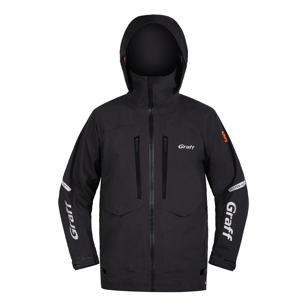 Jaka vīriešiem Graff Rain Proof 631-B-2, XL, melna cena un informācija | Makšķernieku apģērbs, zābaki | 220.lv