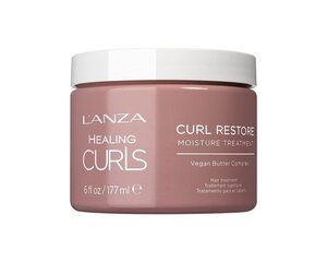 Stiprinoša matu maska viļņainiem un cirtainiem matiem ​​L'anza Healing Curls Curl Restore Moisture Treatment, 177 ml цена и информация | Средства для укрепления волос | 220.lv