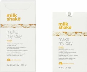 Barojošu matu maska ​​visiem matu tipiem Milk Shake Make My Day Mask, 6 x 30 ml cena un informācija | Matu uzlabošanai | 220.lv