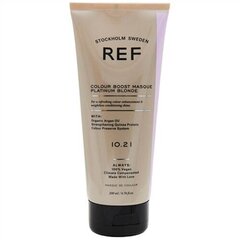 REF Colour Boost Masque питательная маска с красящими пигментами для восстановления цвета платиновый блондин 200 мл цена и информация | Средства для укрепления волос | 220.lv