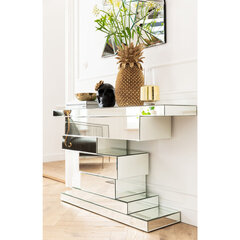 Консоль Brick Mirror, серебристый, 91 x 151 x 41 см цена и информация | Столы-консоли | 220.lv