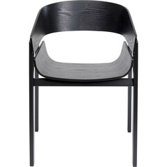 Krēsls ar roku balstu Biarritz Black cena un informācija | Virtuves un ēdamistabas krēsli | 220.lv