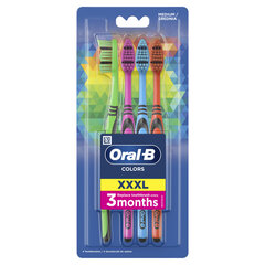 ORAL-B zobu birstes komplekts Colors 4gab., medium цена и информация | Зубные щетки, пасты | 220.lv