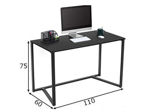 Рабочий стол Herold черный цена и информация | Компьютерные, письменные столы | 220.lv