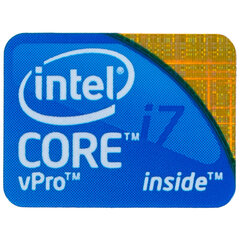 Intel Core i7 vPro uzlīme 16 x 21 mm cena un informācija | Komponentu piederumi | 220.lv