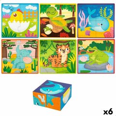 3D puzles dzīvnieki Lisciani 4 d, 6 gab цена и информация | Развивающие игрушки | 220.lv