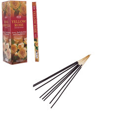 Vīraks Incense Hem Yellow Rose, 8 gab. cena un informācija | Mājas aromāti | 220.lv