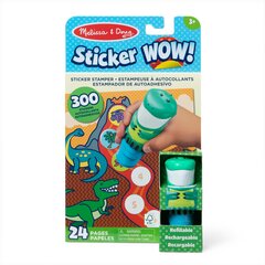 MELISSA & DOUG игровой комплект с наклейками Sticker WOW! Динозавр цена и информация | Развивающие игрушки | 220.lv