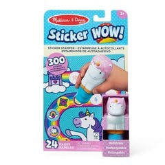 MELISSA & DOUG игровой комплект с наклейками Sticker WOW!  Единорог цена и информация | Развивающие игрушки | 220.lv