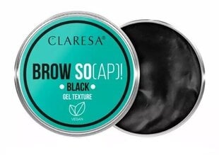 Uzacu veidošanas ziepes Claresa Brow Soap, melnas, 30 ml cena un informācija | Uzacu krāsas, zīmuļi | 220.lv