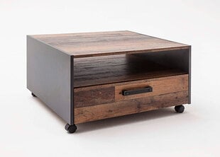 Журнальный стол Trendteam графитово-серый/ изношенная древесина цена и информация | Журнальные столики | 220.lv