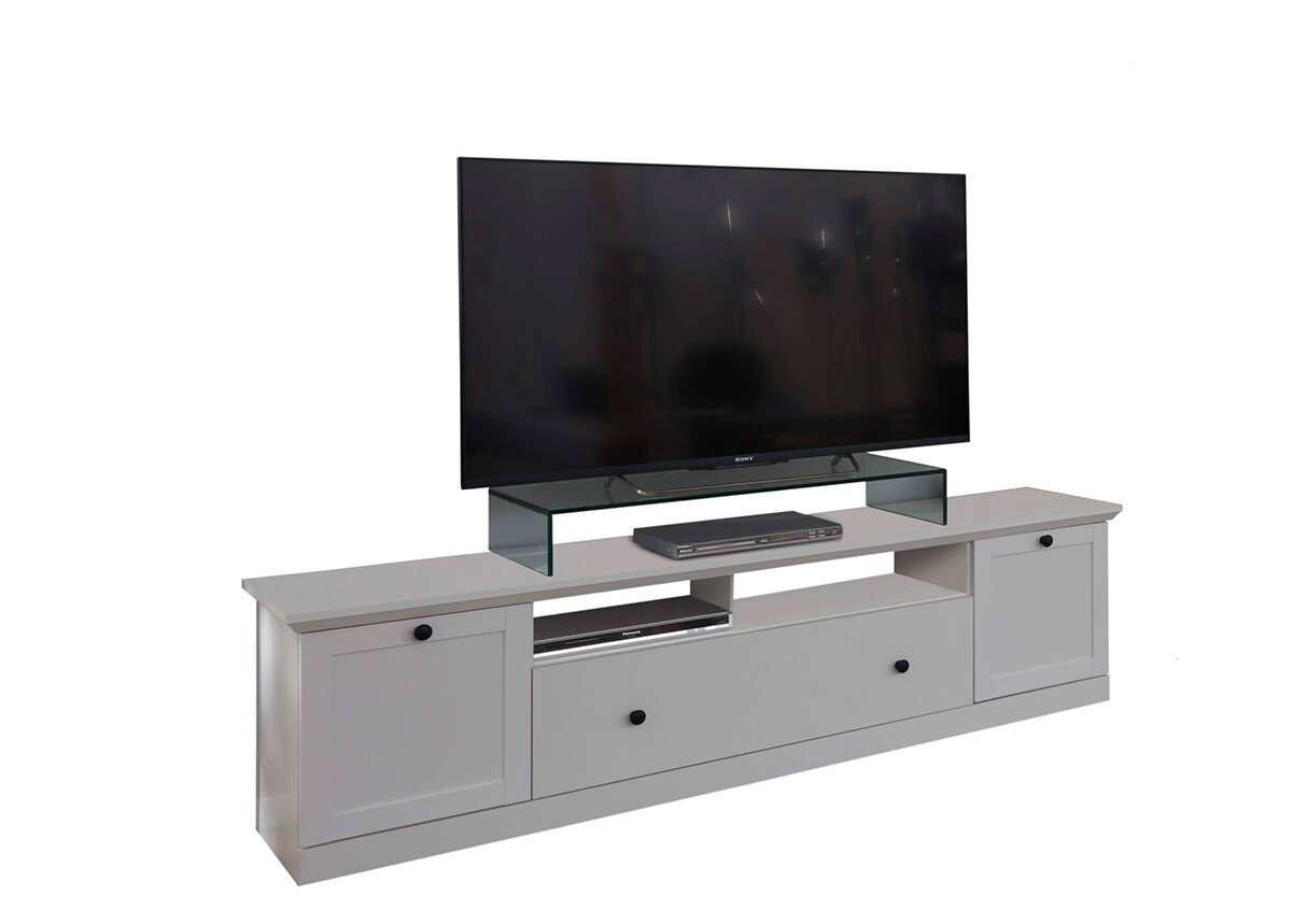 TV skapis Trendteam Baxter, 177x41xH49 cm, balts cena un informācija | TV galdiņi | 220.lv