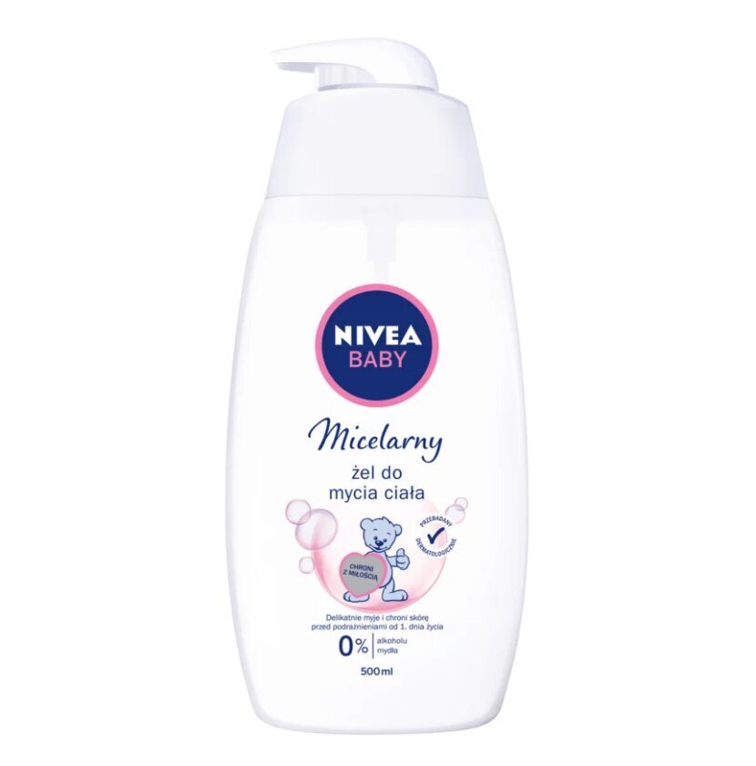 Dušas želeja Nivea Baby, 500 ml cena un informācija | Bērnu kosmētika, līdzekļi jaunajām māmiņām | 220.lv