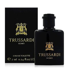 Tualetes ūdens Trussardi Uomo EDT vīriešiem, 7 ml cena un informācija | Sieviešu smaržas | 220.lv