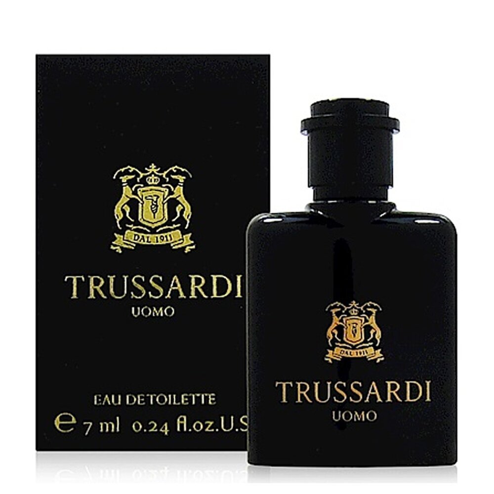 Tualetes ūdens Trussardi Uomo EDT vīriešiem un sievietēm, 7 ml cena un informācija | Sieviešu smaržas | 220.lv