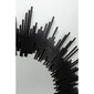 Sienas spogulis Kare Design, melns цена и информация | Spoguļi | 220.lv
