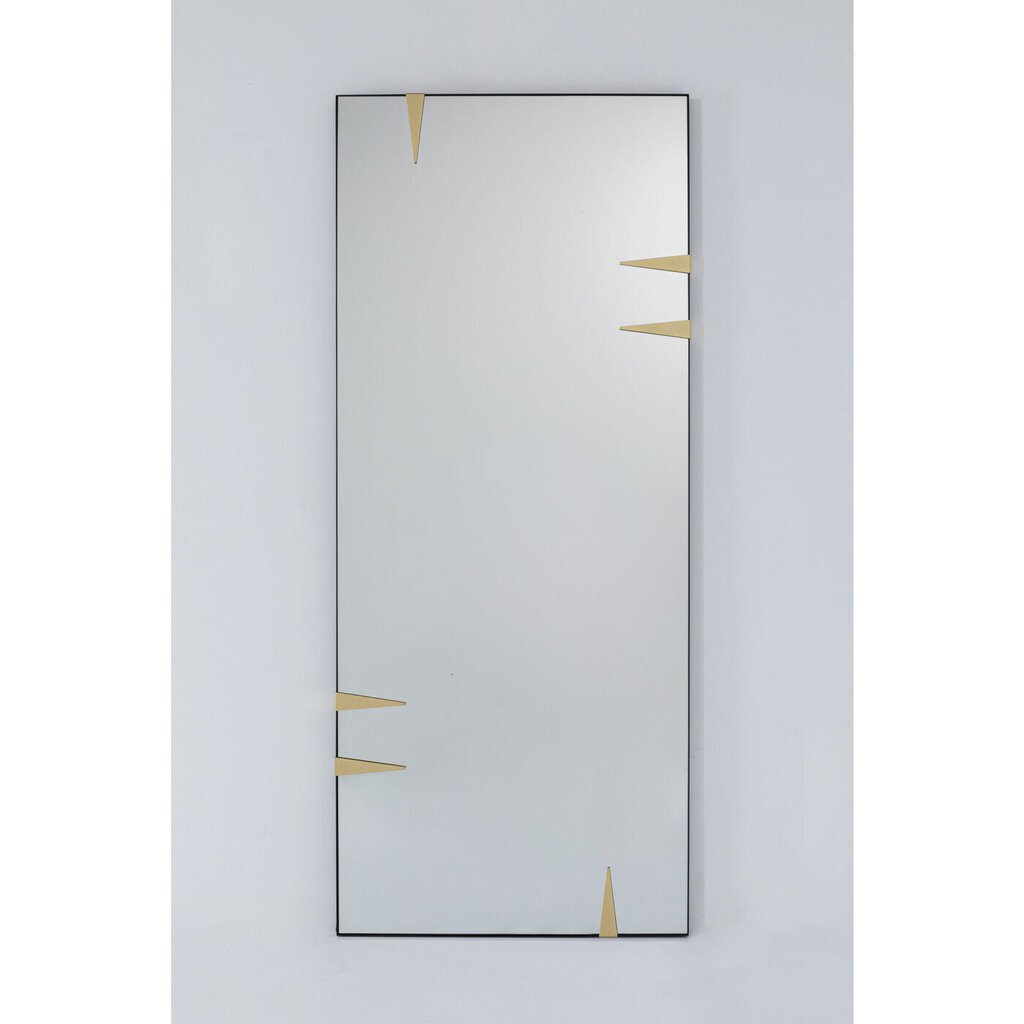 Sienas spogulis Kare Design, melns cena un informācija | Spoguļi | 220.lv