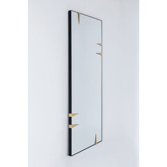 Sienas spogulis Kare Design, melns cena un informācija | Spoguļi | 220.lv