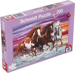 Puzle ar zirgiem Schmidt Games 56356 Wild Horse Trio, 200d. cena un informācija | Puzles, 3D puzles | 220.lv