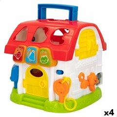Zīdaiņu rotaļlieta Winfun House, 4 gab. cena un informācija | Attīstošās rotaļlietas | 220.lv