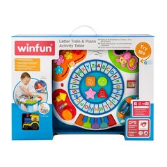 Aktivitāšu centrs Winfun Train & Piano​​​​​​, 2 gab цена и информация | Игрушки для малышей | 220.lv