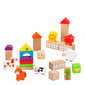 Koka bloki Woomax, 50 dal, 4 gab. cena un informācija | Rotaļlietas zīdaiņiem | 220.lv
