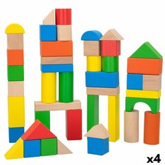 Koka bloki Woomax 100 gab. 4 gab. cena un informācija | Rotaļlietas zīdaiņiem | 220.lv