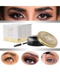 Воск для бровей Nishlady Eyebrow Lift Lamination Gel Kit With Brush (Black), 50 ml цена и информация | Карандаши, краска для бровей | 220.lv