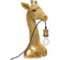 Galda lampa Animal Giraffe Gold 50cm cena un informācija | Galda lampas | 220.lv