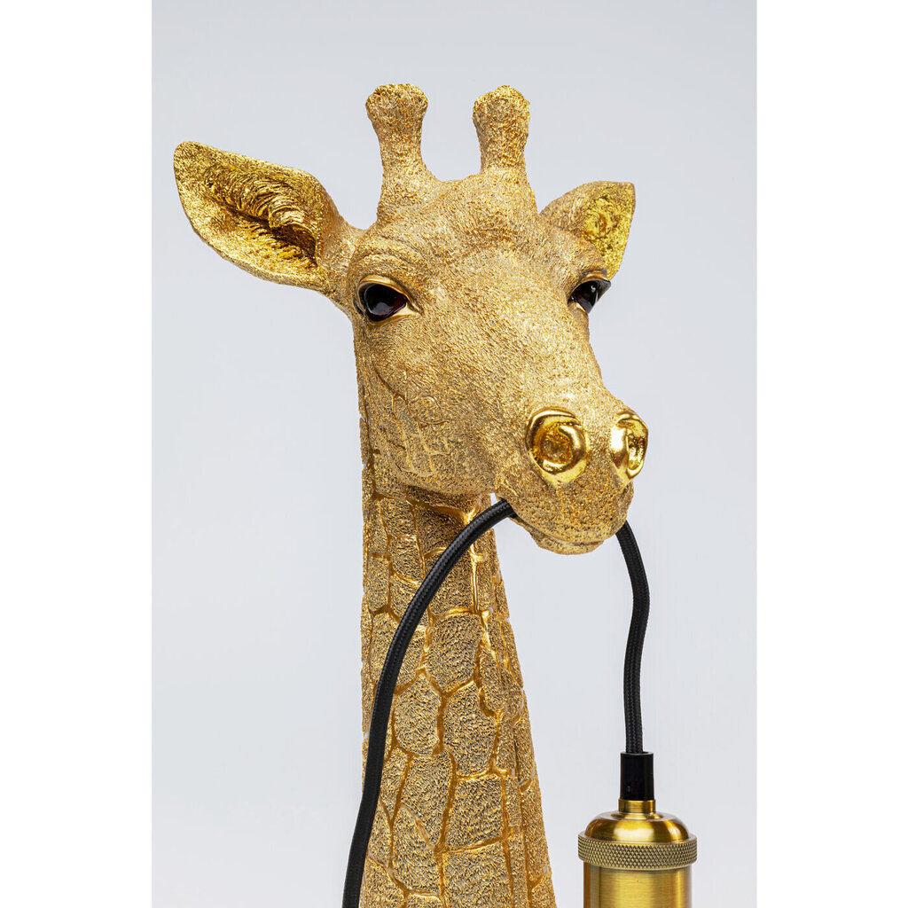 Galda lampa Animal Giraffe Gold 50cm cena un informācija | Galda lampas | 220.lv