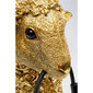 Galda lampa Animal Flower Sheep Gold 36cm cena un informācija | Galda lampas | 220.lv