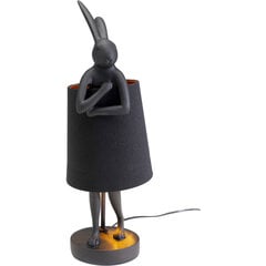 Galda lampa Animal Rabbit matēts melns 50cm cena un informācija | Galda lampas | 220.lv