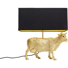 Galda lampa Cow Gold 52cm cena un informācija | Galda lampas | 220.lv