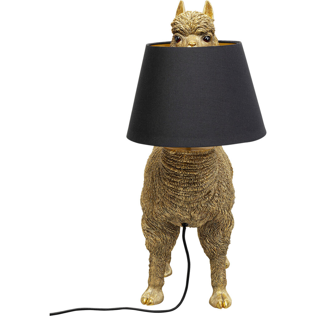 Kare Design galda lampa Alpaca Gold цена и информация | Galda lampas | 220.lv