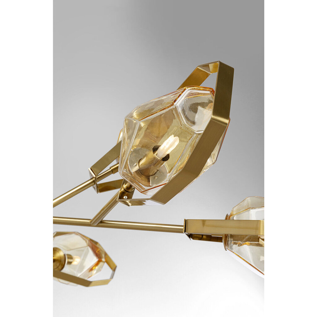 Piekaramā lampa Diamond Fever Ufo Brass Ø106cm цена и информация | Lustras | 220.lv