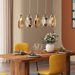 Piekaramā lampa Diamond Fever Dining Brass 110cm cena un informācija | Piekaramās lampas | 220.lv