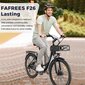 Elektriskais velosipēds Fafrees F26 Lasting, 26", zils cena un informācija | Elektrovelosipēdi | 220.lv