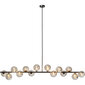 Kare Design piekaramā lampa Scala Balls Black 150 цена и информация | Lustras | 220.lv